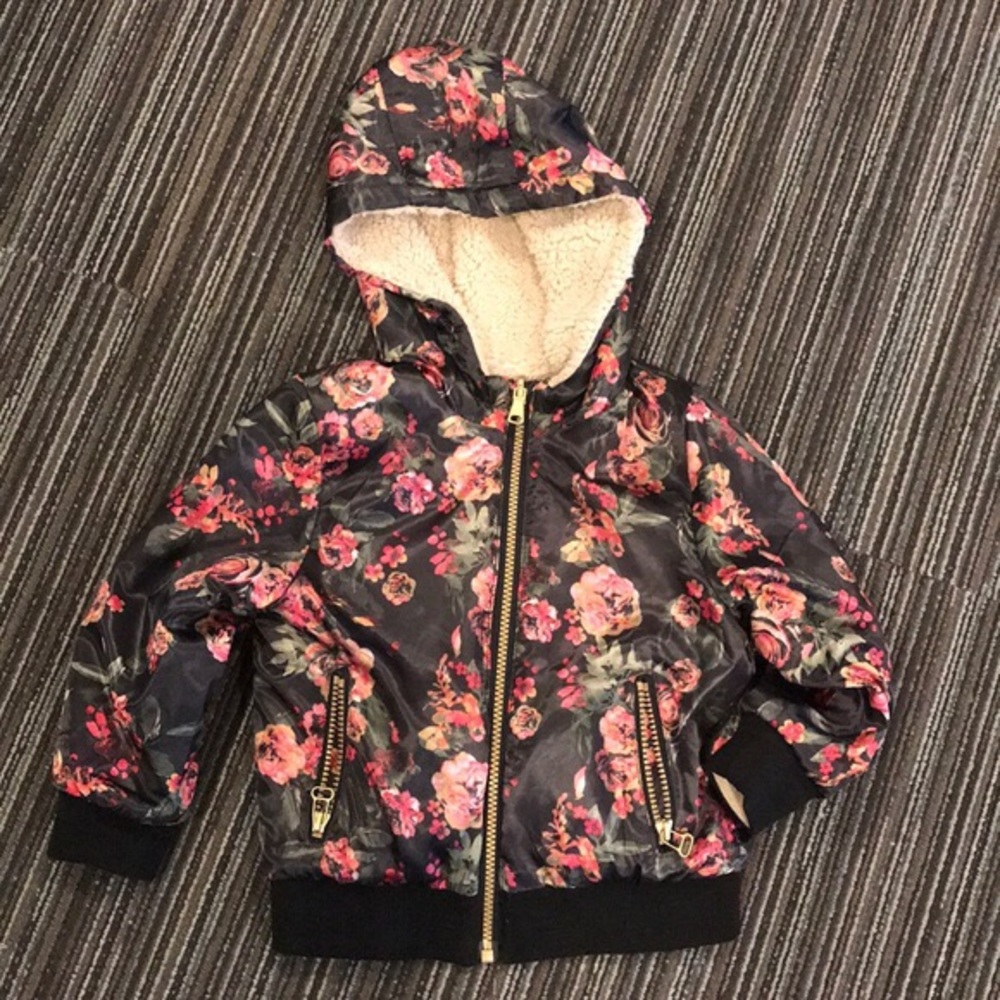 Jessica Simpson Girls Reversible Jacket - Medium